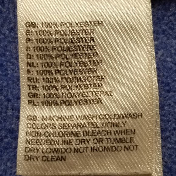 The North Face Heather Blue & Pink Half Dome Logo Hoodie Sweatshirt - Picture 6 of 11